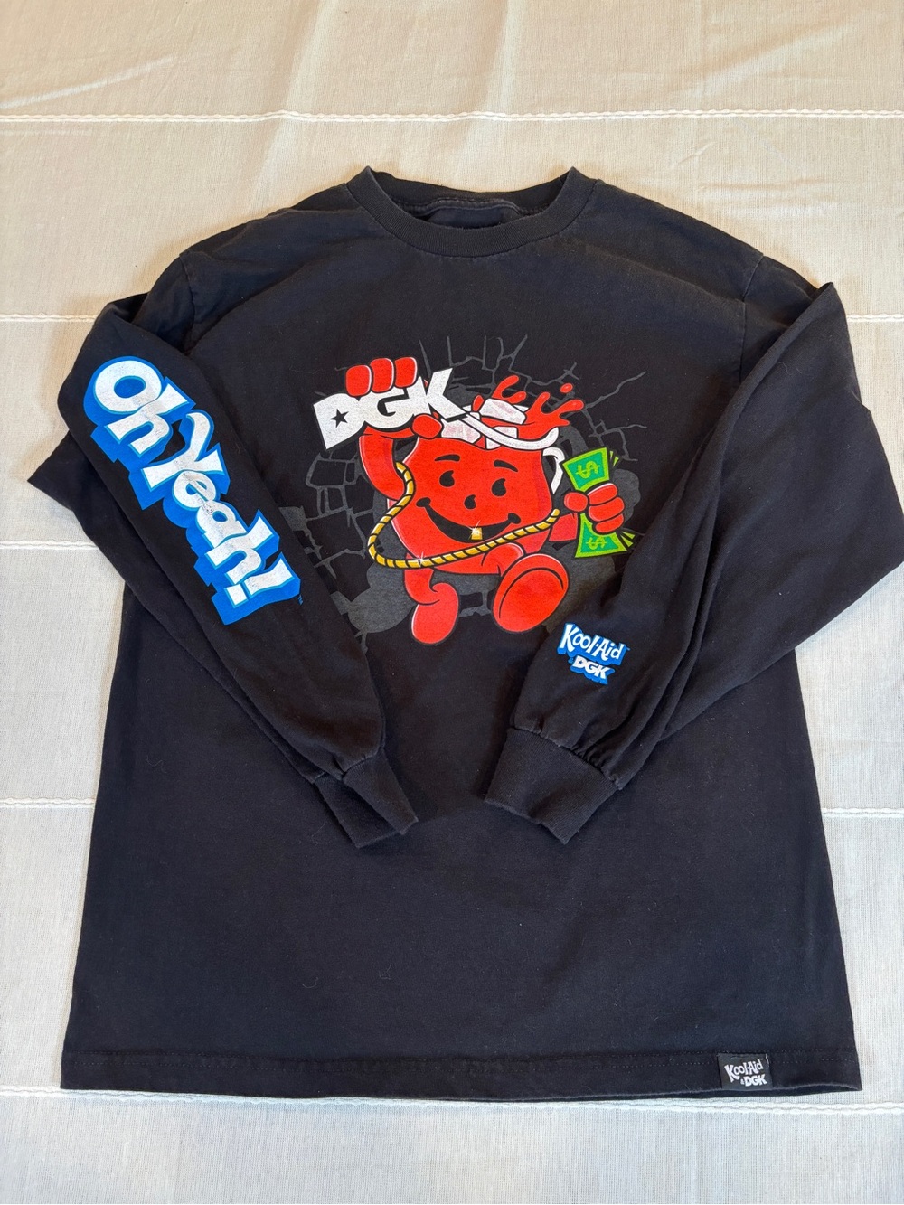 DGK x Kool-Aid "Oh Yeah" Long Sleeve Graphic T-Shirt - Medium
